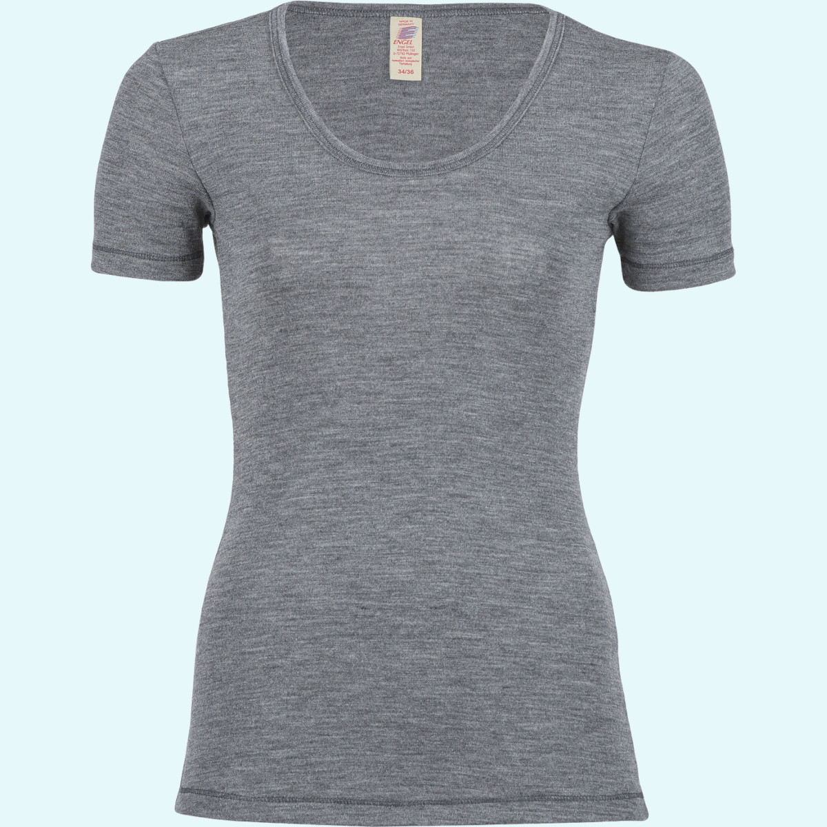 Merino T-Shirt für Damen Damen Shirt kurzarm Schurwolle farbig IVN BEST