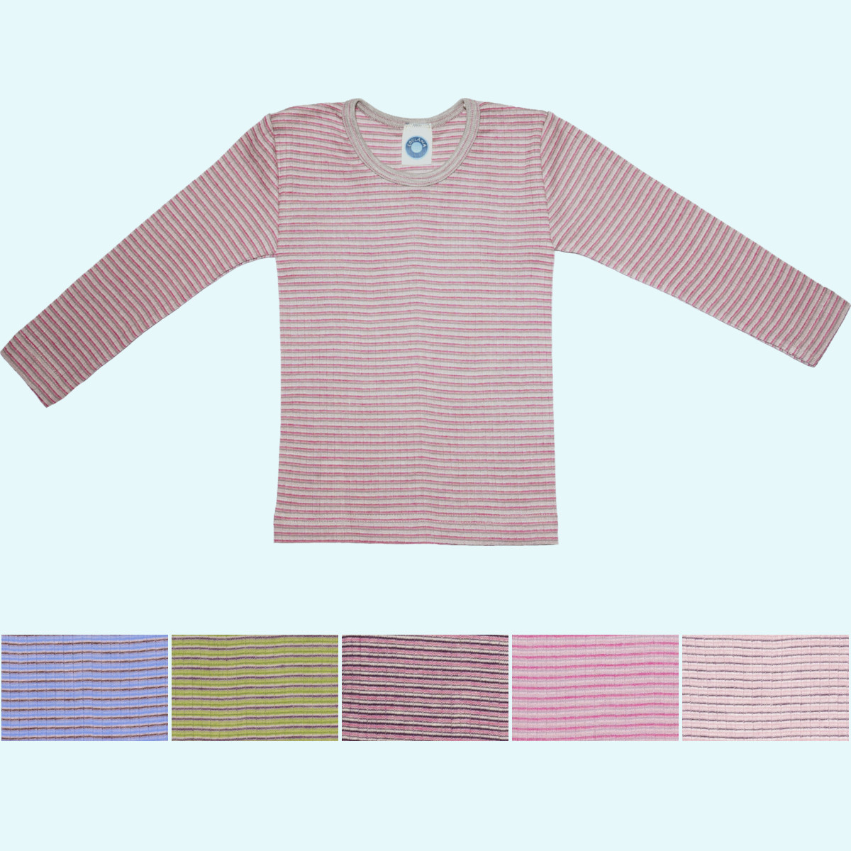 Kinder Shirt Wolle Seide Baumwolle Langarm - einzigartig und wohltuend