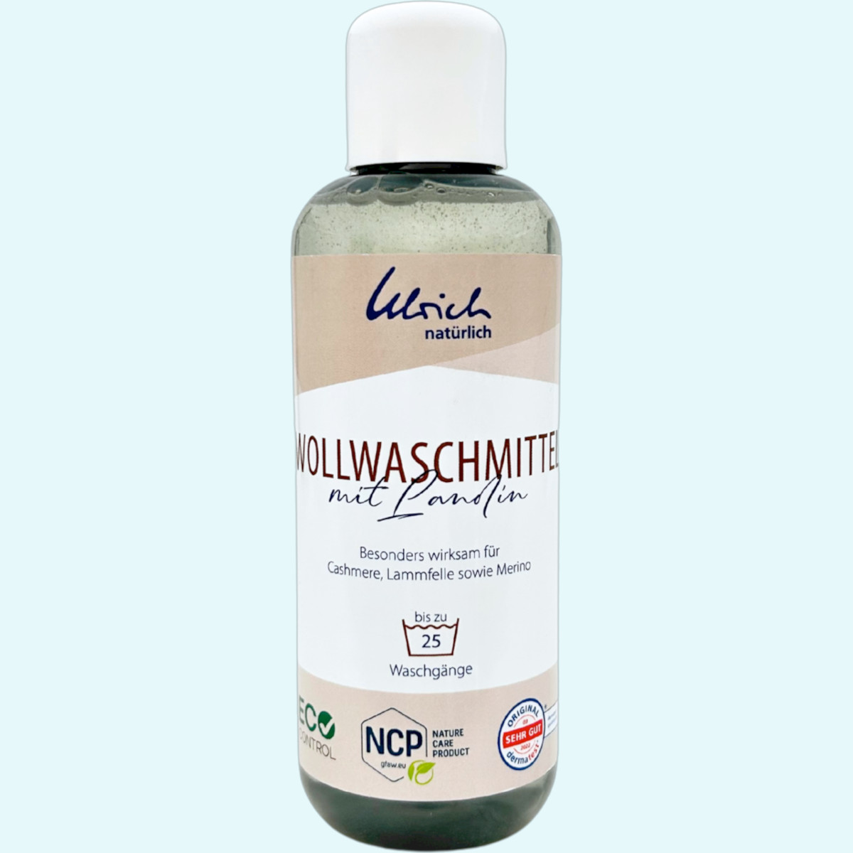Wolle Seide Waschmittel mit Lanolin Wollwaschmittel mit Lanolin für superweiche Wollkleidung von Ulrich natürlich