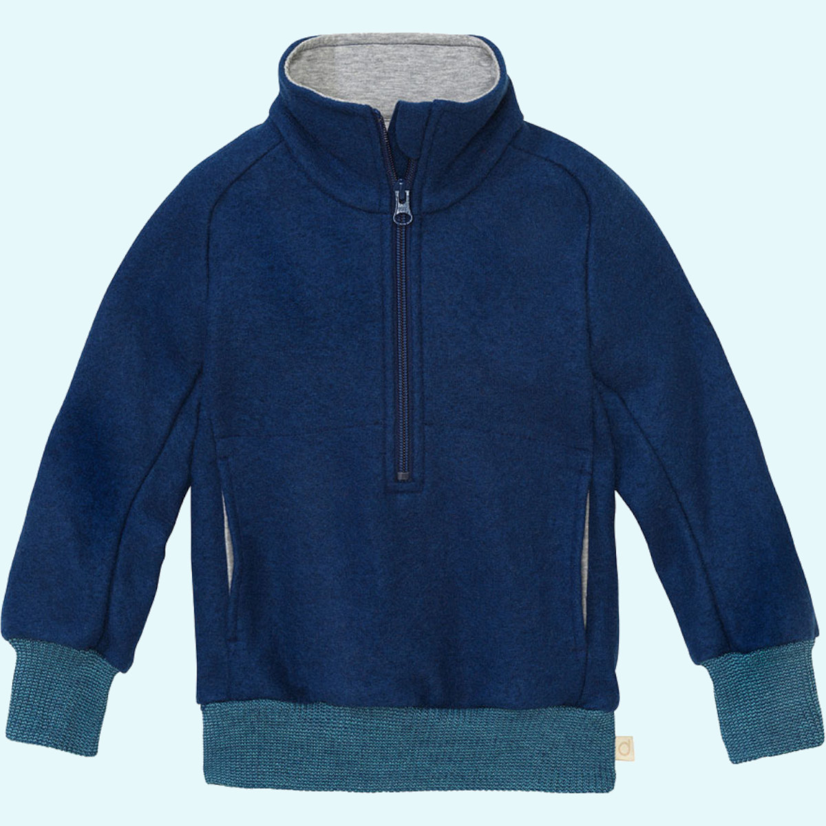 Warmer disana Baby & Kinder Winter Walk-Troyer Merinowolle Dicker, warmer disana Baby & Kinder Wollwalk-Troyer/Pullover mit Reißverschluss aus BIO merino Schurwolle für den Winter GOTS