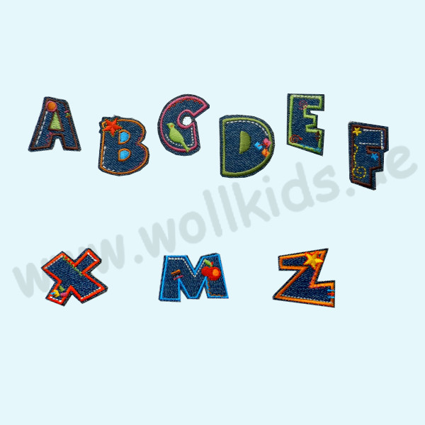 Veno Bügelapplikation Buchstaben zum Aufbügeln auf Wollwalk, Kleidung & Stoff Veno Kinder & Erwachsenen Bügelapplikation Herz zum Aufbügeln auf Walk, Wollwalk, Kleidung & Stoff