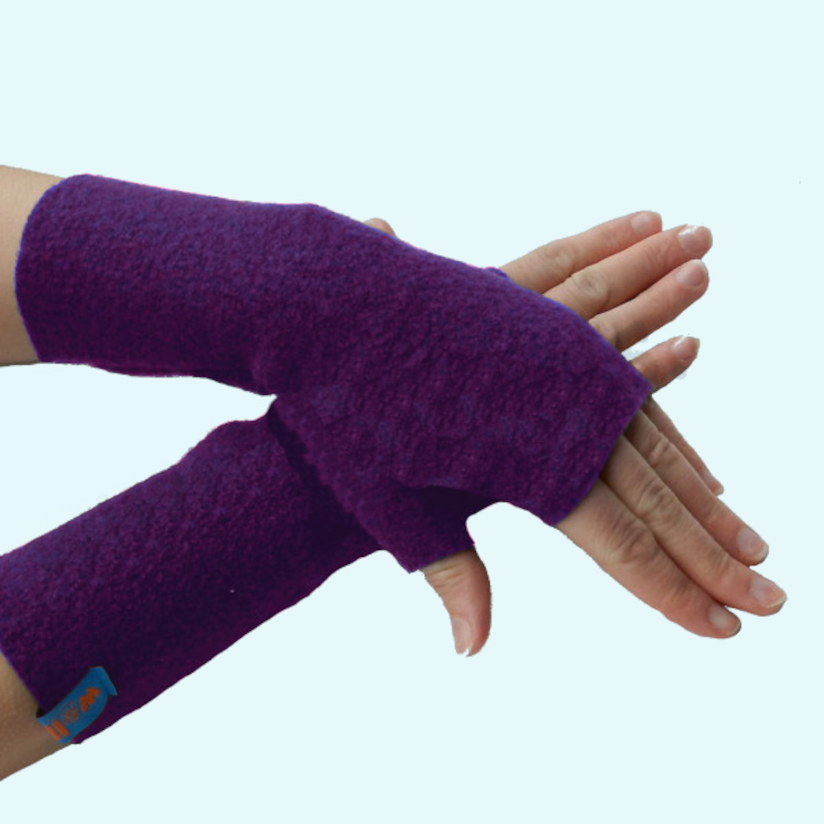 Warme Wollkids Walk Pulswärmer aus 100% Wollwalk für Damen im Winter Warme Wollkids Erwachsenen Wollwalk Pulswärmer Handstulpen aus 100% Walkwolle für Damen im Winter