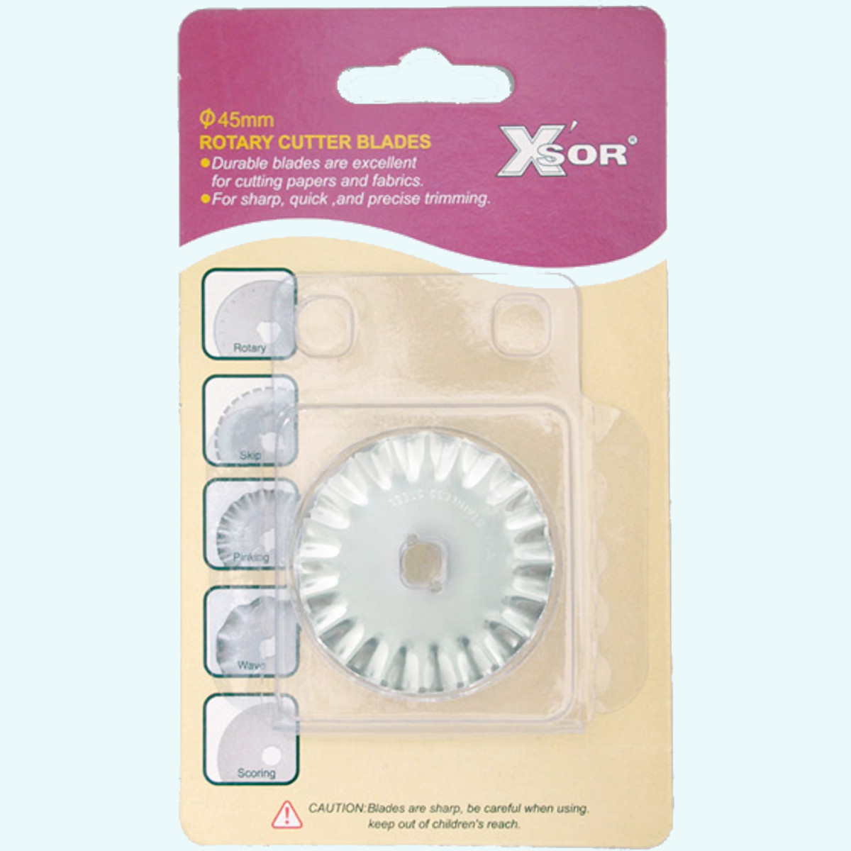 XSOR - Ersatzklingen für Rollenschneider - Rollschneider - Edelstahl - super Qualität
