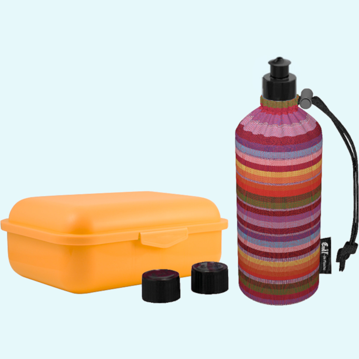 Starter-Set: Emil die Flasche - Flasche, BIO-Brotdose, Trinkcap, Ersatzverschlüsse