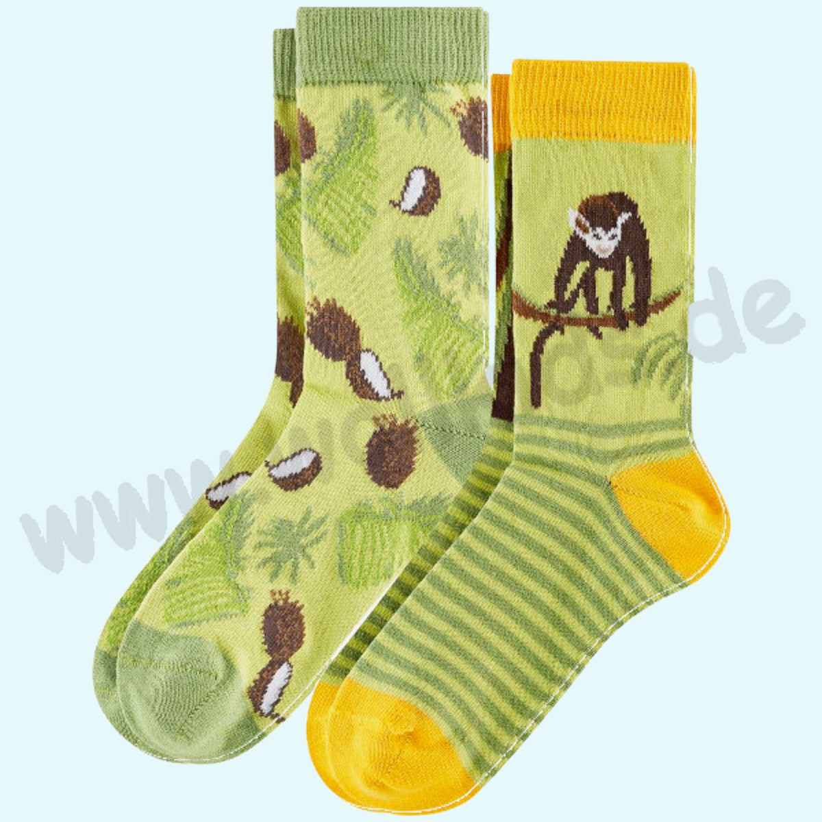 Süße Kindersocken BIO Baumwolle im 2er Pack von Livingcrafts Süße Kindersocken aus reiner BIO Baumwolle im 2er Pack von Livingcrafts