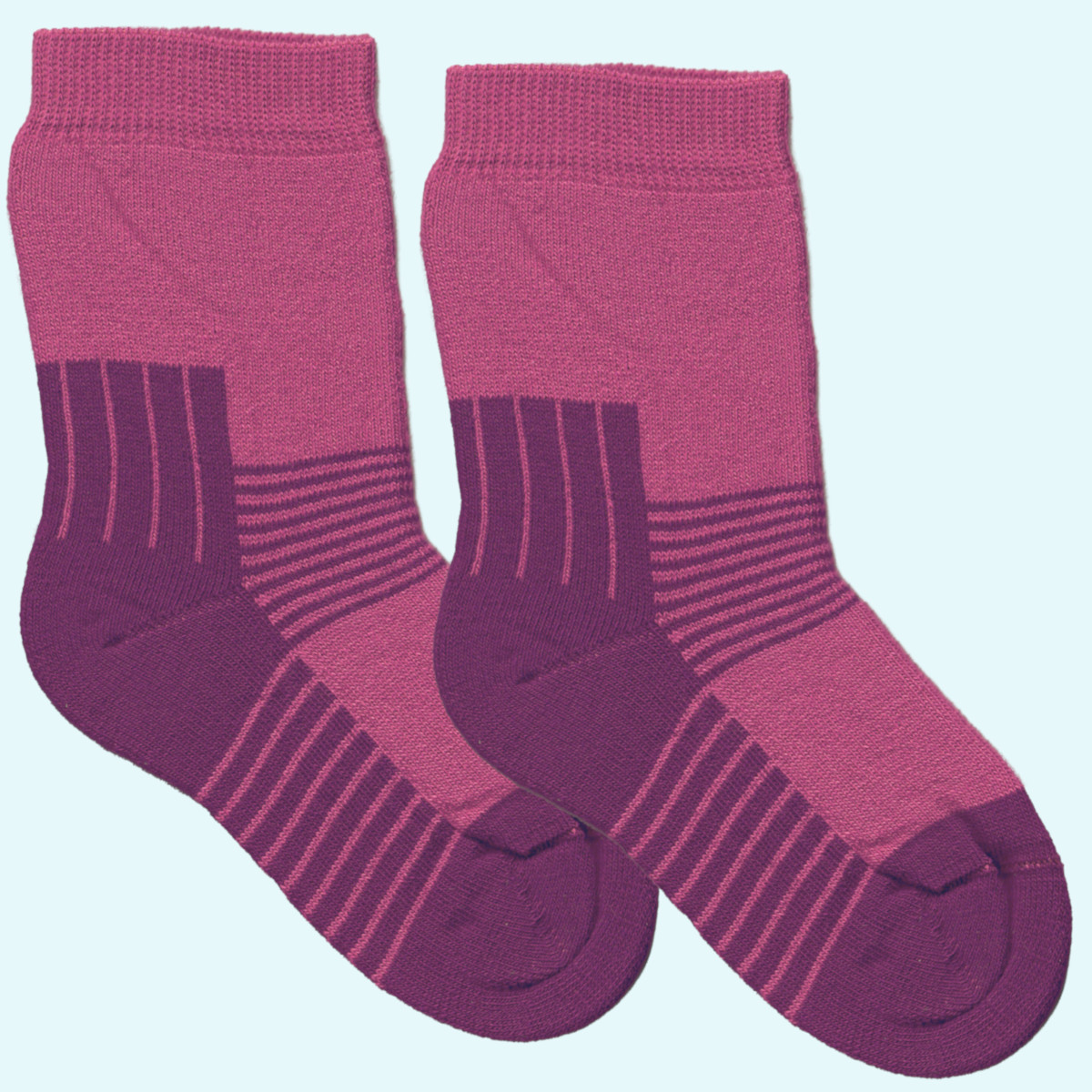 Warme Frottee Socken für Mädchen aus Bio Baumwolle - Grödo pink Warme Frottee Socken in pink für Mädchen aus Bio Baumwolle von Grödo