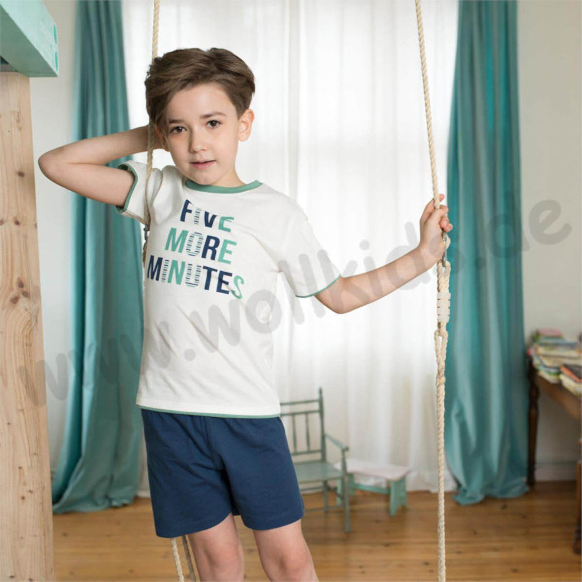 Bio Baumwolle Schlafanzug für Kinder - Sommer Schlafi - GOTS - Organic Bio Baumwolle Schlafanzug für Kinder - Sommer Schlafi - GOTS - Organic