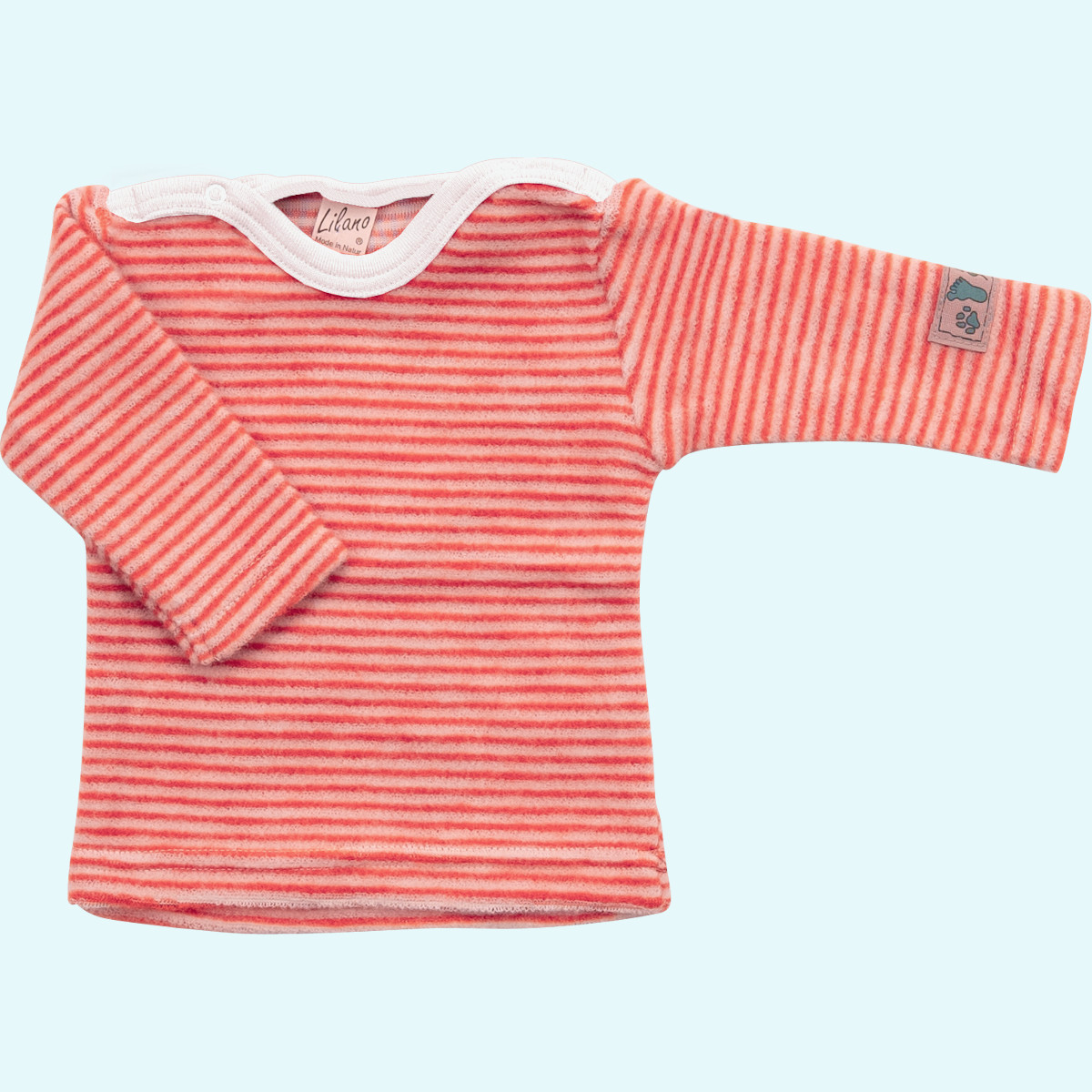 SALE - Warmer Lilano Baby Pullover merino Schurwoll-Frottee-Plüsch SALE - Warmer Lilano Baby Pullover rot aus BIO merino Schurwoll-Frottee-Plüsch