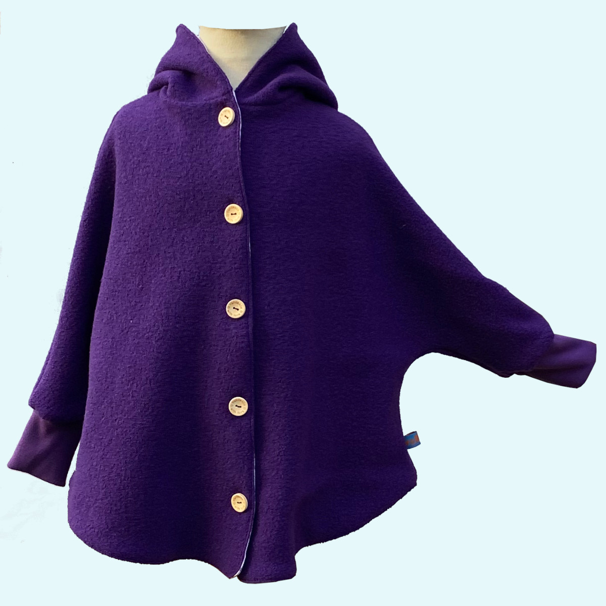 Süßes Zwergen-Mäntelchen 🍄  Walkmantel mit BIO-Baumwollfutter 🍄 Wollwalk aus reiner Schurwolle