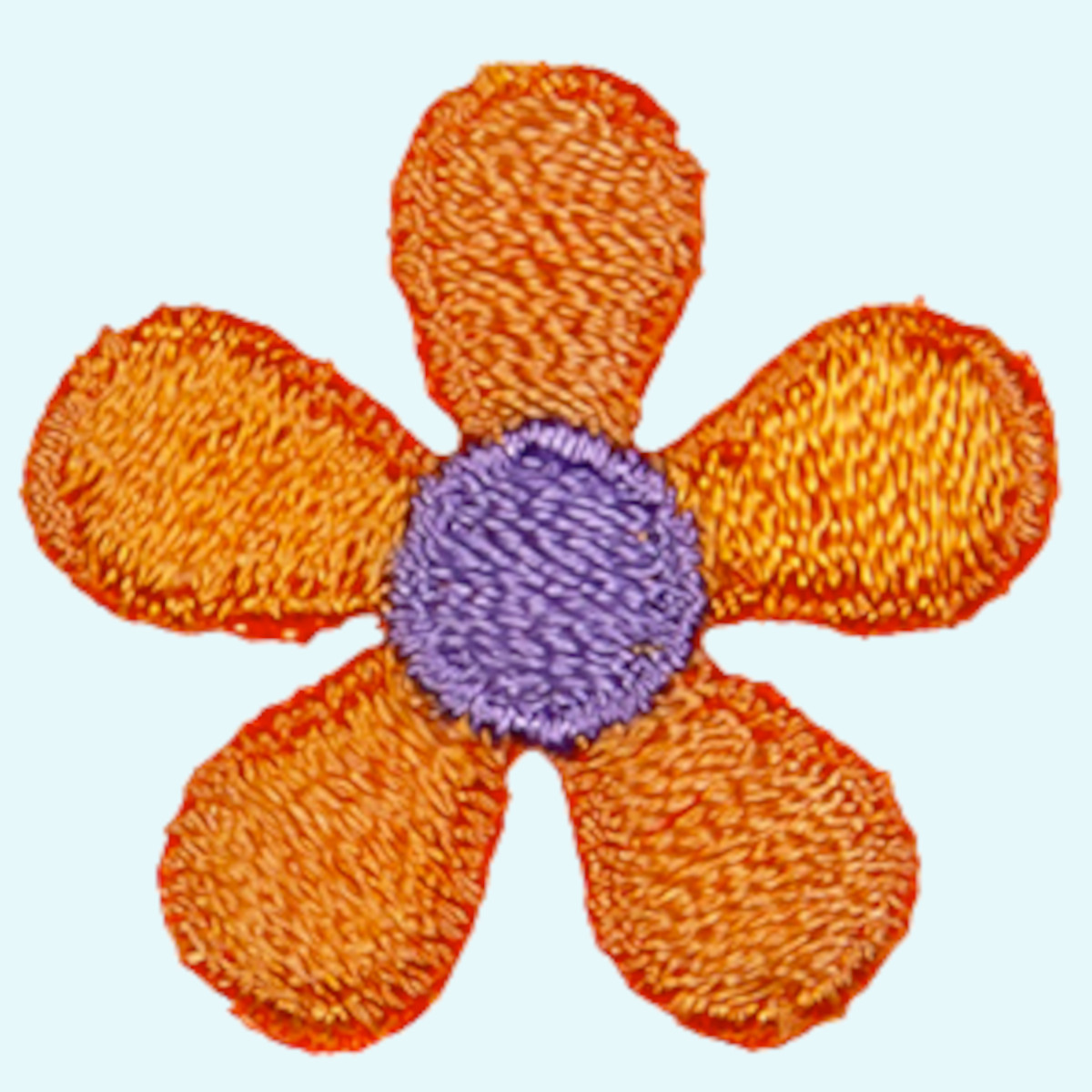 Veno Kinder & Erwachsenen Bügelapplikation Blume zum Aufbügeln auf Walk, Wollwalk, Kleidung & Stoff