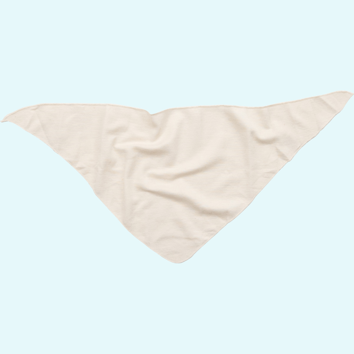 Halstuch aus Wolle Seide für Kinder Halstuch Dreieckstuch Wolle Seide natur GOTS