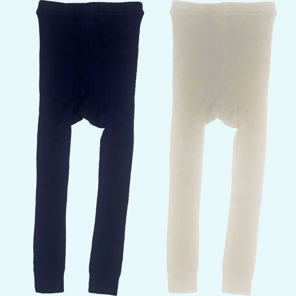 Hautfreundliche Leggings aus reiner BIO Schurwolle - ohne Elasthan