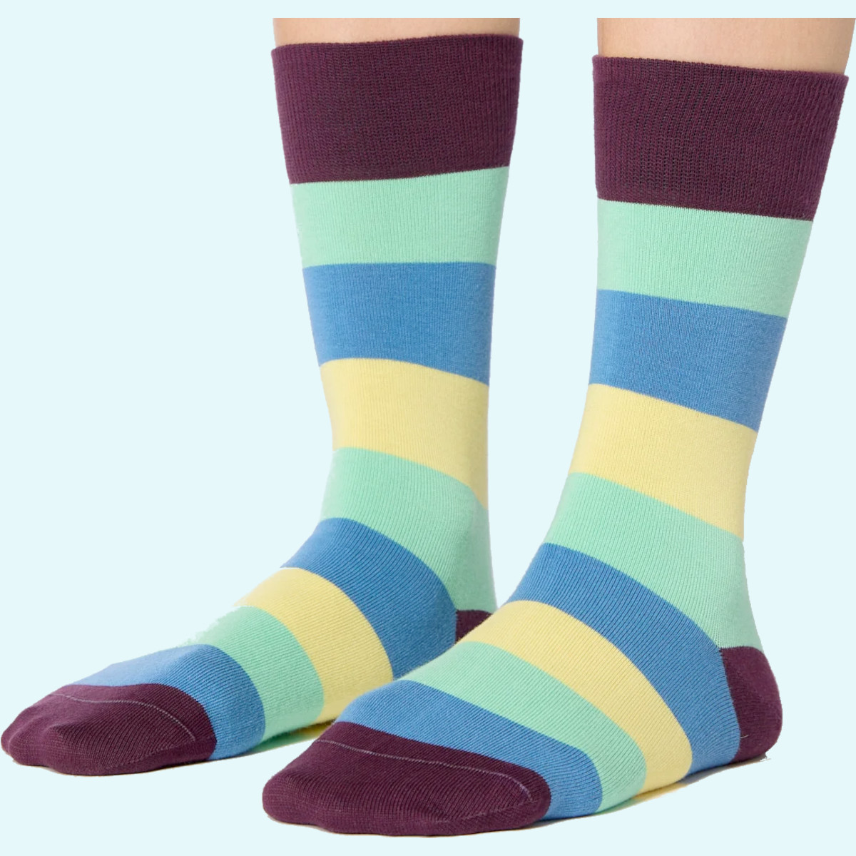 Schöne bunte Socken für Erwachsene aus feiner BIO Baumwolle von Albero-natur