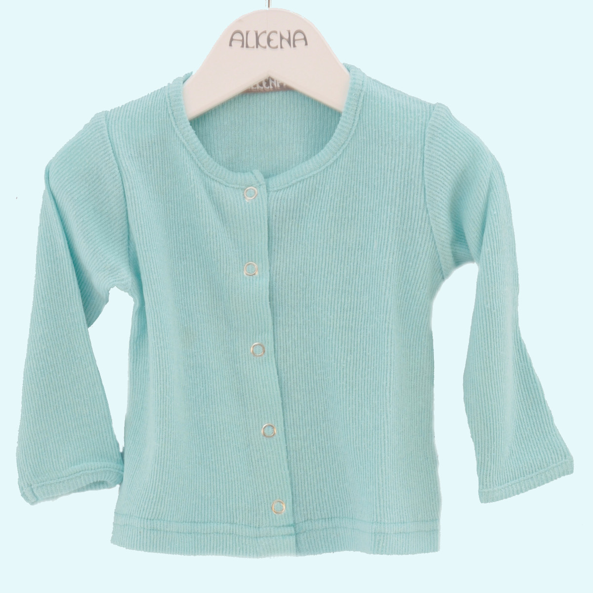 Leichte Baby Sommerjacke aus 100% Bourette Seide - Alkena Leichte Sommerjacke für Babys aus reiner Bourette Seide von Alkena