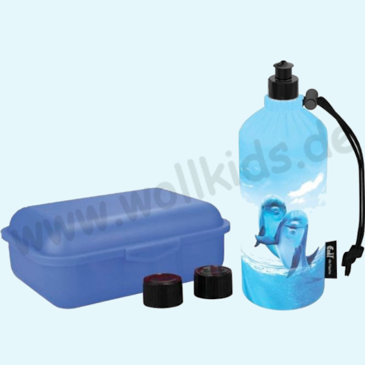 Emil Kinder Schulstart Starter-Set mit Brotdose + Trinklasche  Emil - Kindergarten & Schulstart Starter-Set für Kinder - Brotdose, Trinkflasche mit Trinkcap & Ersatzverschlüsse