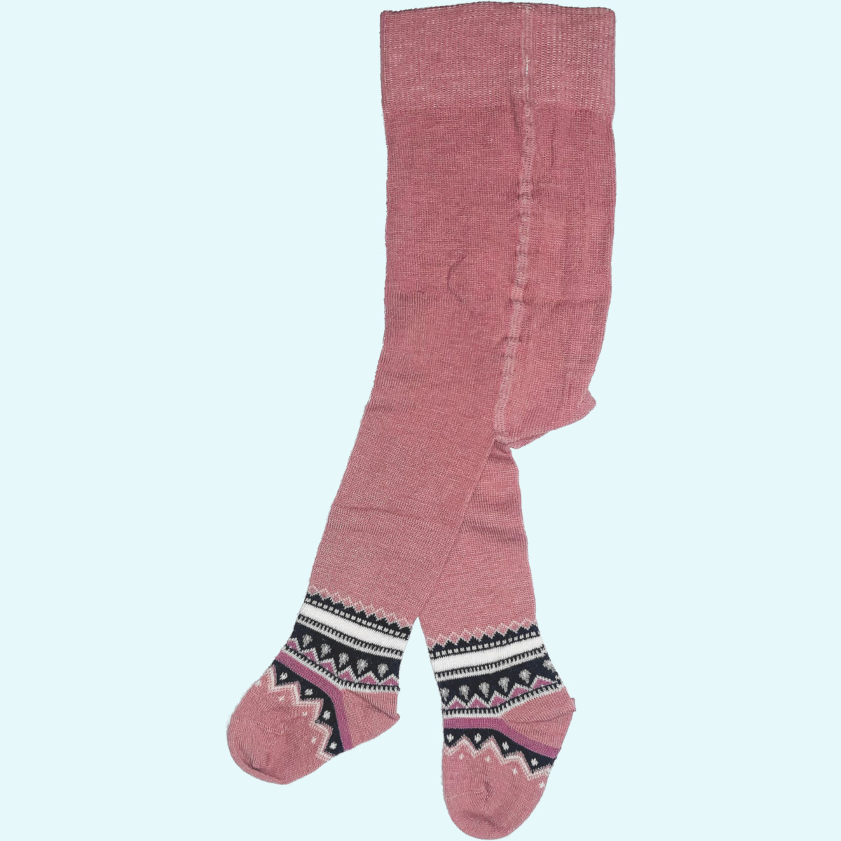 Süße Norweger Baby Strumpfhose aus BIO- Schurwolle & Baumwolle