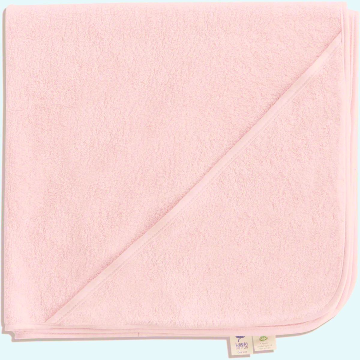 Richtig dickes Kuschel Baby Badetuch aus feiner BIO Baumwolle von Leela Cotton