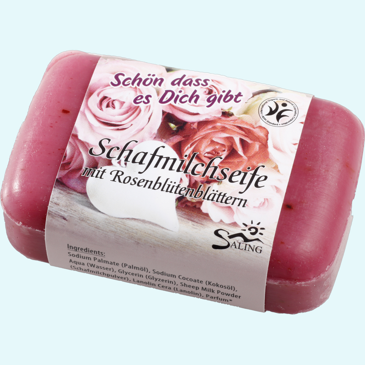 Saling Schafmilchseife - BDIH Zertifizierte Natur-Seifen mit Schafmilch 100g Stück