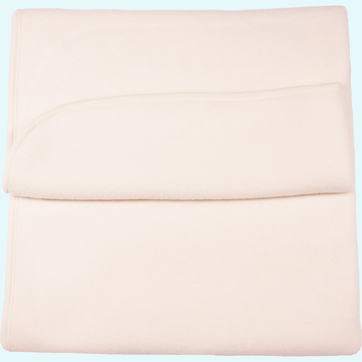 Baby Decke Wollfleece natur GOTS - kuschelweich durchs Leben