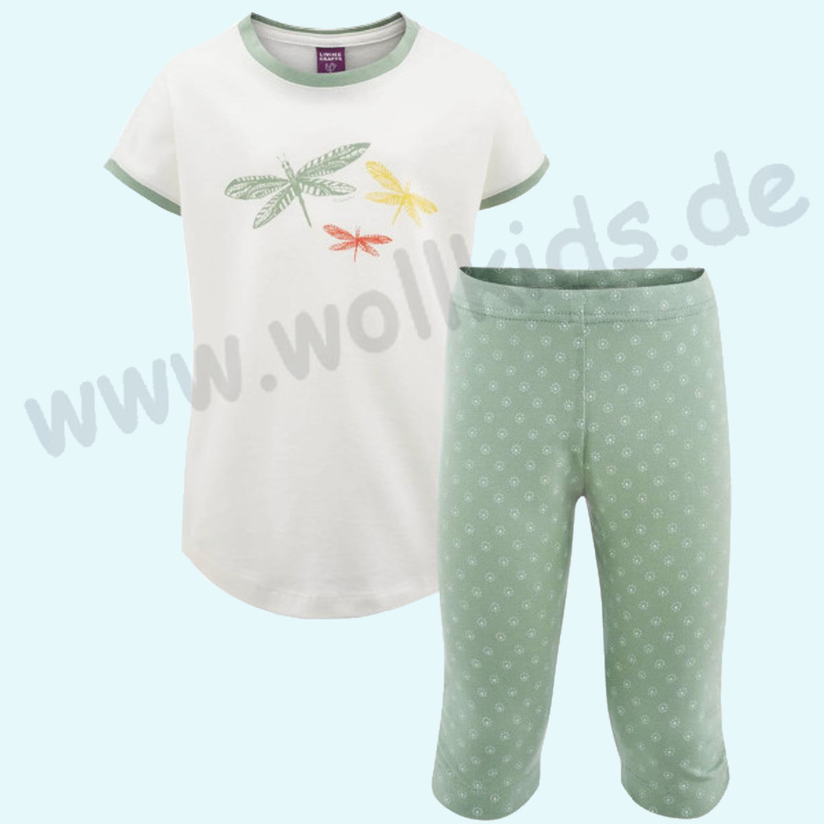 Bio Baumwolle Schlafanzug für Kinder - Sommer Schlafi - GOTS - Organic