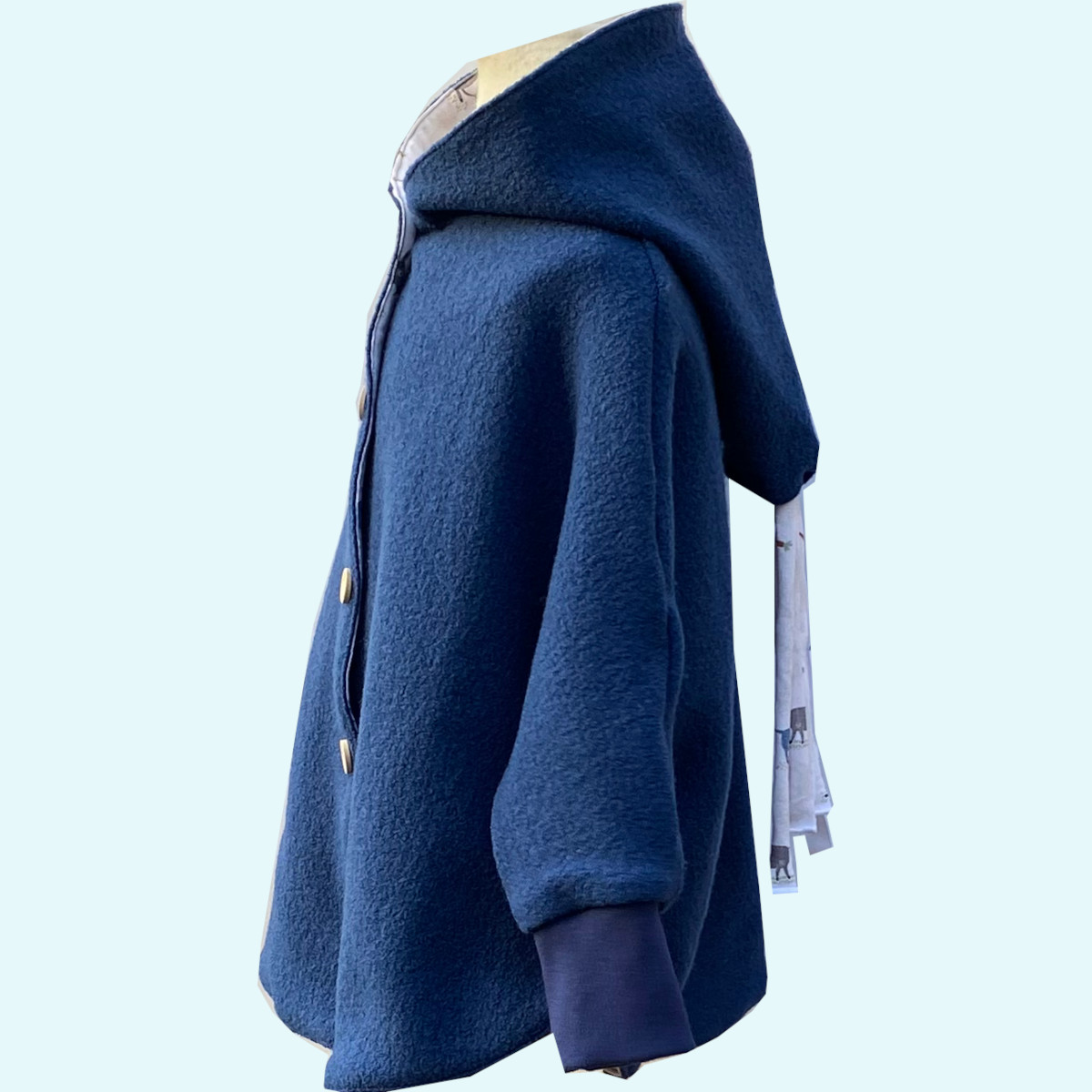 Süßes Zwergen-Mäntelchen 🍄  Walkmantel mit BIO-Baumwollfutter 🍄 Wollwalk aus reiner Schurwolle